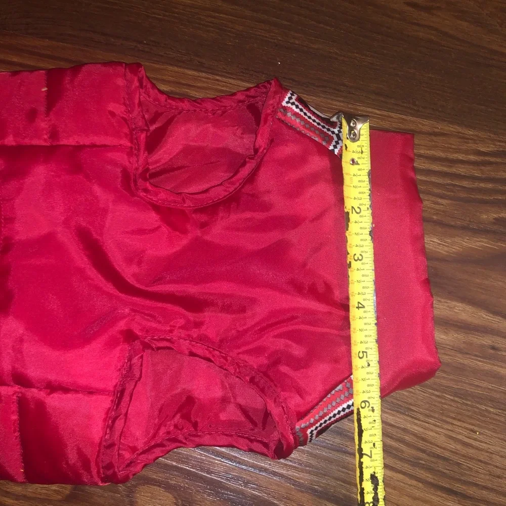 ☀Top paw dog red jacket sz M